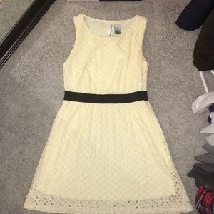 Girls white lace dress